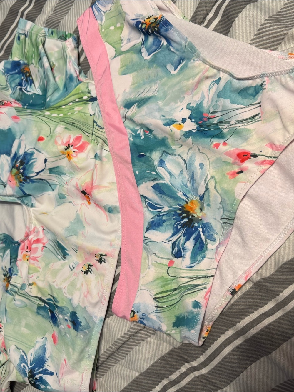 Floral 2 piece swimsuit